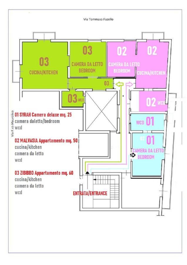 Barrique Guest House Free Bus From The Airport One Way パレルモ エクステリア 写真